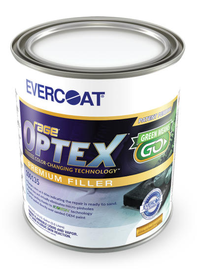 Evercoat Rage Optex Color-Changing Technology Premium Filler 3L - Hardener Included - 100135