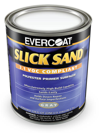 Evercoat Slick Sand Polyester Primer Surfacer Grey 3.78L - Hardener Included - 100709
