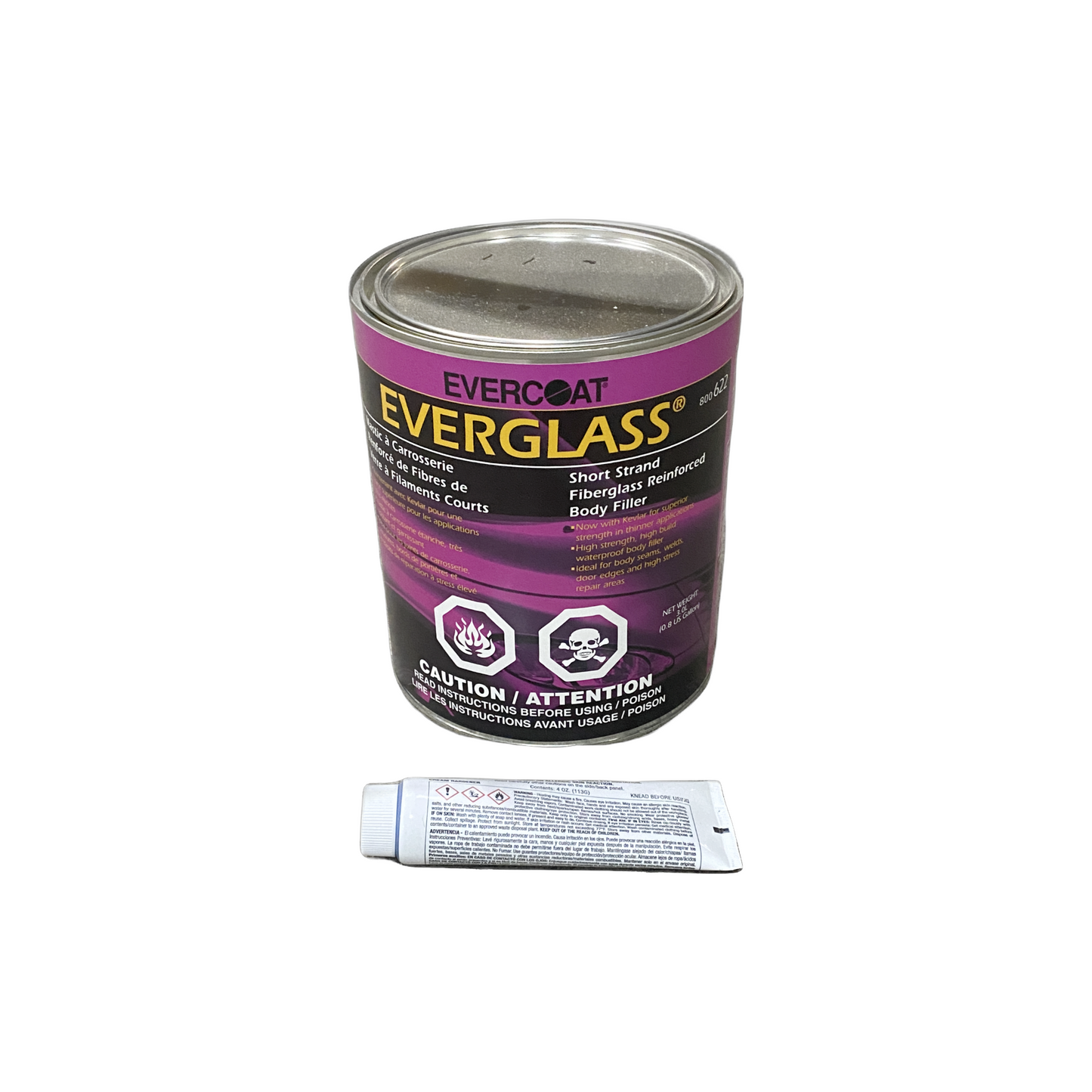 Evercoat Everglass Short Strand Fiberglass Body Filler 3L - Hardener Included - 800632