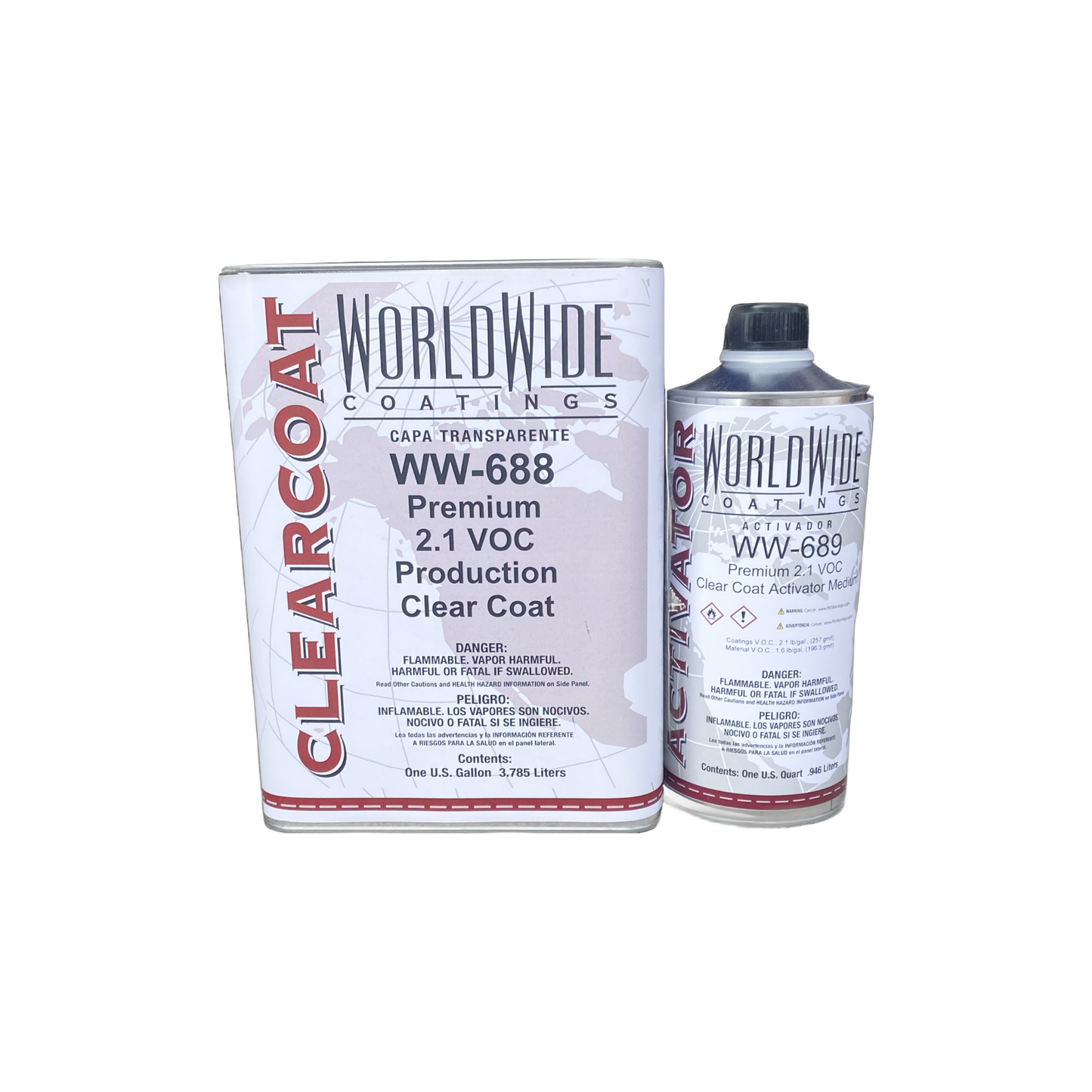 World Wide Coatings MS Clear Coat 4:1 Gallon