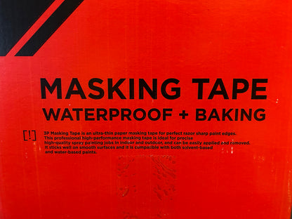 3P Orange Waterproof & High Bake Masking Tape