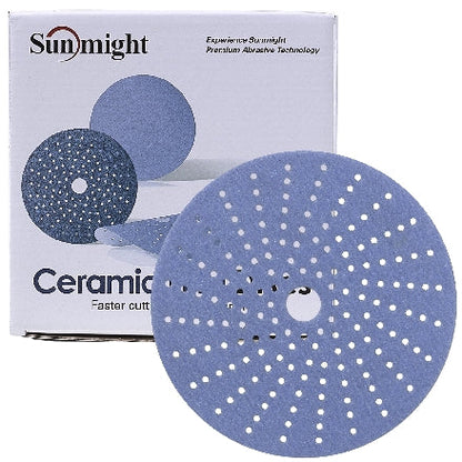 Sunmight Ceramic Film 6" Velcro Multi-Hole Discs