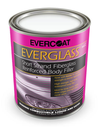 Evercoat Everglass Short Strand Fiberglass Body Filler 3L - Hardener Included - 800632