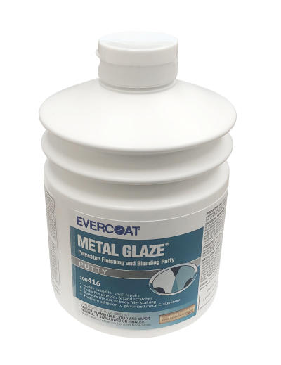 Evercoat Metal Glaze Polyester Finishing and Blending Putty 880mL - Hardener Included - 100416