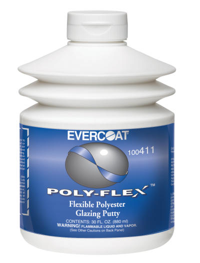 Evercoat Poly-Flex Flexible Polyester Glazing Putty 880mL - Hardener Included - 100411