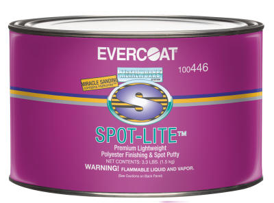 Evercoat Spot-Lite Premium Lightweight Polyester Finishing & Spot Putty 3.3lbs - Hardener Included - 100446
