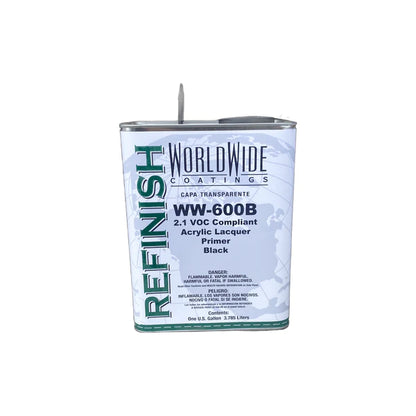 World Wide Coatings 2.1 VOC Compliant 1K Acrylic Lacquer Primer, 1gal