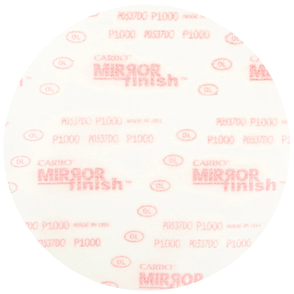 Carborundum Mirror Finish 6" Film Disc 50/box