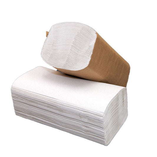 Towels - Single/Fold White Forest Hill 4000/cs